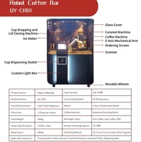 NOVA 2 24 Heures pour Robot Barista : Machine à Latte Parfaite avec Moteur pour Service de Café Collaboratif dans les Commerces Alimentaires