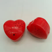 Bouton de Module de son enregistrable vocal en forme de coeur parlant accessoires de jouets en peluche Teddy