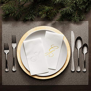 Serviette de table matelassée pliée - Product Image 2