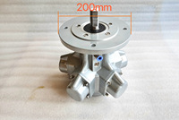 Moteur pneumatique OEM TMH-1.5-200 personnalisable 200mm Bride en aluminium 28N.M 1.125KW Efficace 28N.M 1.125KW Moteur pneumatique OEM personnalisable