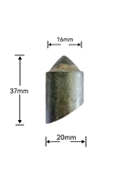 Foret de forage rocheux dur BR3 / Dents en carbure pour alésoir HDD / Dents de tarière de forage soudées pour baril de carottage de plateforme de forage