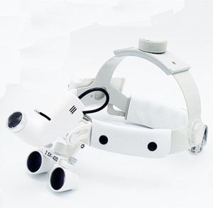 La migliore vendita di occhialini dentali binoculari 2.5X/3.5X con 5w LED Head Light occhiali chirurgici medici - Product Image 3