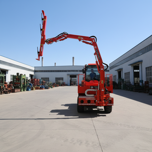 Taille-haie sur roues hydraulique diesel JINKE JK591 |   Coupe-herbe professionnel avec cabine d'opérateur coulissante - Product Image 1