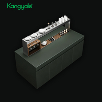 Armário Base para Ilha de Cozinha Kangyale com Sistema de Elevação Automática, Plataforma de Elevação Elétrica e Rack de Armazenamento com Elevação Elétrica