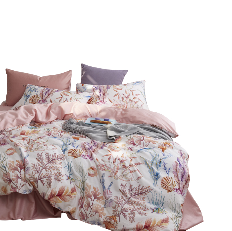 Оптовая продажа, индивидуальный Комплект постельного белья из 100% хлопка с цифровой печатью, хорошее качество, доступные дизайны, Комплект постельного белья