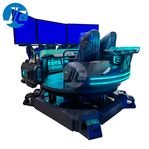 محاكي قيادة سباقات بتقنية الواقع الافتراضي مع حركة ديناميكية 6 درجات حرية و3 شاشات من الفولاذ والألومنيوم للاستخدام الداخلي والخارجي في الحدائق الترفيهية - Product Image 2