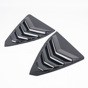 Xe phía sau cửa sổ <span class=keywords><strong>louver</strong></span> màn trập Bìa TRIM cửa sổ <span class=keywords><strong>louver</strong></span> Side Vent bóng đen TRIM cho Lexus ES 2018-2024 - Product Image 5