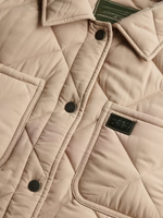 Veste matelassée d'hiver avec logo et boutons décoratifs Respirant Eco-Friendly 100% Polyester