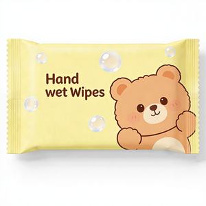 Удобные, мягкие, экологичные детские влажные салфетки, смываемые, биоразлагаемые, из нетканого материала, оптовая цена от производителя - Product Image 4