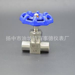 Vanne d'arrêt à aiguille droite à double ferrule en acier inoxydable 304 DN12, vente en gros d'usine - Product Image 5