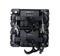 Projecteur LED Stroboscopique Étanche IP65 200W avec Contrôle DMX512, Blanc Chaud 3500K pour Éclairage Scénique Professionnel Intérieur et Extérieur