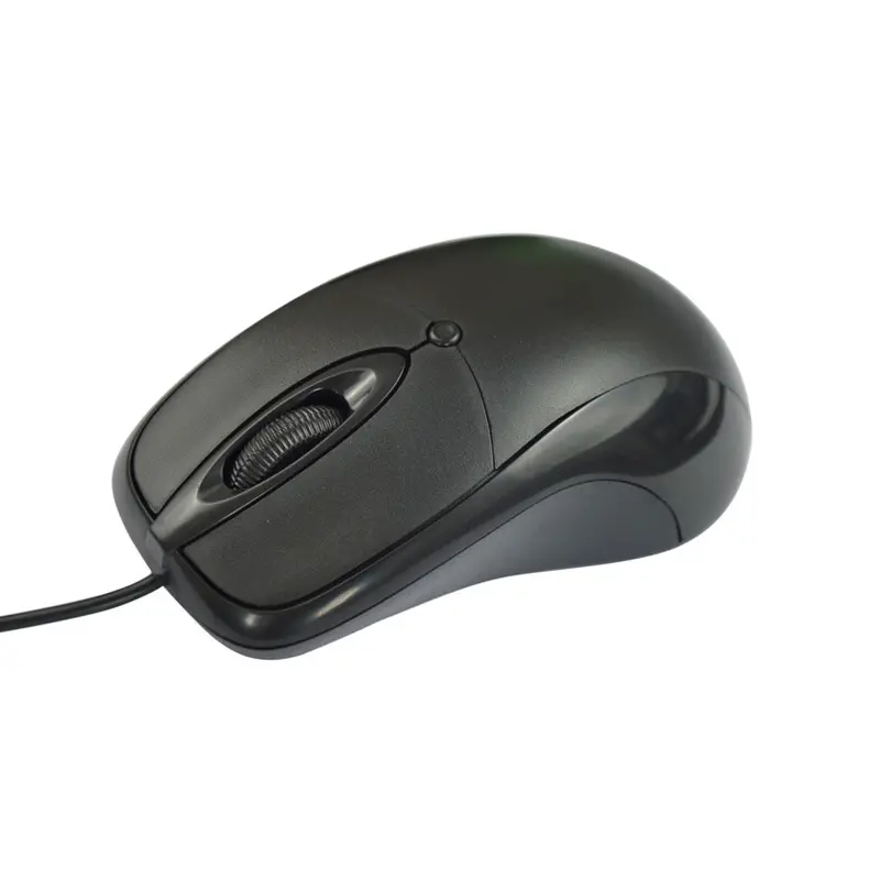 Vente chaude de base classique pas cher bouton filaire USB optique haute qualité ergonomique souris d'affaires Mini souris pour le bureau à l'aide