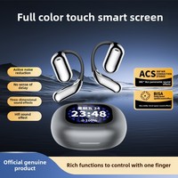 Écouteurs sportifs nouvelle génération à succès avec écran tactile LCD couleur, traduction intelligente IA, étanchéité IPX5 5.4 et conception à crochet d'oreille