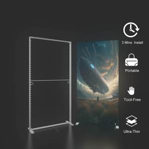 Led <strong>Display</strong> <strong>Board</strong> <strong>Light</strong> Box Slim Frameless Advertising Lightbox Led Lightbox <strong>Display</strong> - Product Image 1