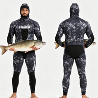 Combinaison de plongée YONSUB 5 mm en néoprène Yamamoto, deux pièces, veste à capuche et pantalon à cellules fermées pour la plongée sous-marine, la plongée libre et les eaux froides