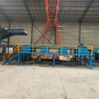 Plate-forme de tri des déchets en aluminium pour convoyeur Table de tri manuel des déchets pour usine de recyclage des déchets municipaux