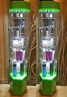 Présentoir rotatif en acrylique transparent pour cosmétiques, cadeaux, téléphones portables et articles en verre