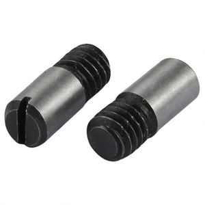 GB878 M3-M20 Goupilles cylindriques fendues en acier inoxydable trempé, filetage externe, plaqué argent, partiellement filetées - Product Image 5