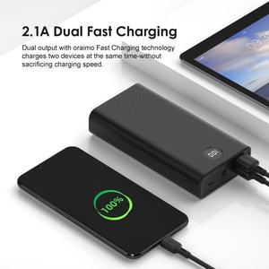 Pour <span class=keywords><strong>Batterie</strong></span> <span class=keywords><strong>Externe</strong></span> Oraimo Power Bank 27000 mAh 15W Recharge Rapide Sortie Type C Éclairage LED Grande Capacité Extérieure - Product Image 6