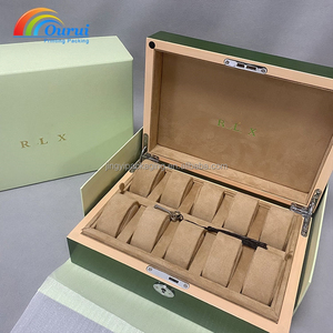 Hộp đựng đồng hồ gỗ khắc logo tùy chỉnh, hộp đựng màu đen sang trọng, hộp đựng đồng hồ bằng gỗ cao cấp & hộp đựng đồng hồ - Product Image 4