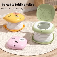 Toilette pliable réglable pour enfants, idéale pour le camping en extérieur et les situations d'urgence, mini toilette de voyage, urinoir portable pour les sorties