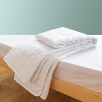 Vente en gros de surmatelas magnétique en coton matelassé refroidissant anti-boulochage