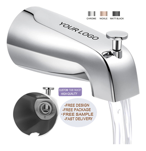 La bañera de baño universal se adapta a la bañera de montaje frontal de pared de alcance de 4 pulgadas con desviador de <span class=keywords><strong>ducha</strong></span> 1/2 ''IPS grifo de bañera de rosca interior - Product Image 1