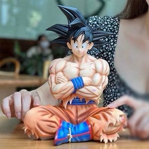 DBZ <span class=keywords><strong>Super</strong></span> <span class=keywords><strong>Saiyan</strong></span> Dragon Anime PVC Sitting Posture PVC Model Action Figure Toy Anime Figure Cartoon-Character Son <span class=keywords><strong>Goku</strong></span> Figure - Product Image 2