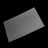 Panneau diffuseur prismatique KUNXIN PMMA UGR<19, 2 mm, texture pyramidale transparente, anti-éblouissement, découpable sur mesure, conforme RoHS