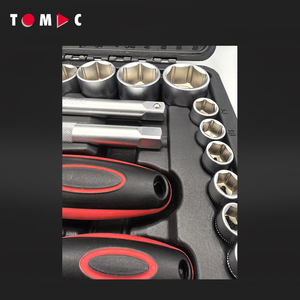 Tomac 108pcs <span class=keywords><strong>1</strong></span>/4 "& <span class=keywords><strong>1</strong></span>/<span class=keywords><strong>2</strong></span>" <span class=keywords><strong>Dr</strong></span> tùy chỉnh ổ cắm kết hợp chuyên nghiệp sửa chữa xe dụng cụ cầm tay thiết lập - Product Image 6