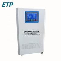 Stabilisateur de tension industriel à servomoteur triphasé en cuivre AVR TNS/SVC-9KVA-150KVA 30kVA 15kVA 50kVA 60kVA 220V 380V