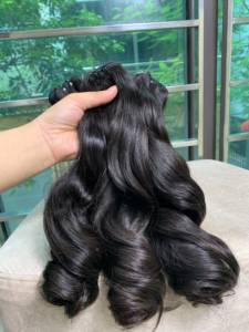 Extensions de cheveux humains vietnamiens, closure HD 5x5, cheveux raides naturels d'un seul donneur, 10'' 12'', vente en gros - Product Image 6