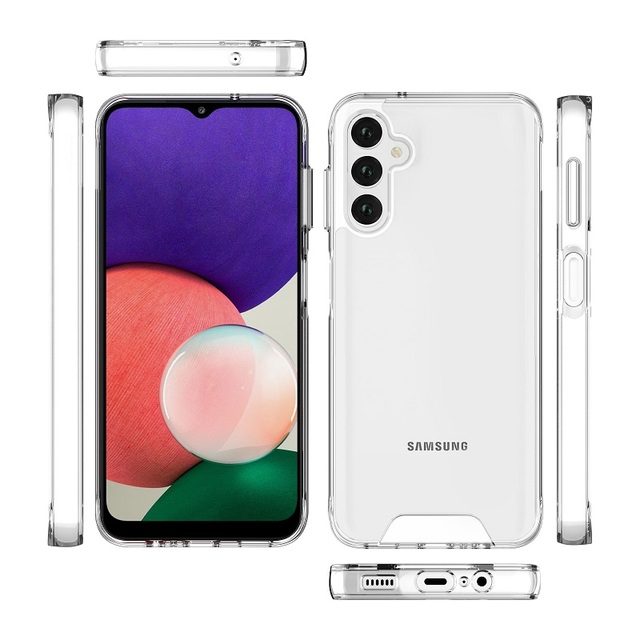 Drop Protection Hard Acrylic Back Soft TPU Bumper Phone Case for Samsung Galaxy A14 5G
