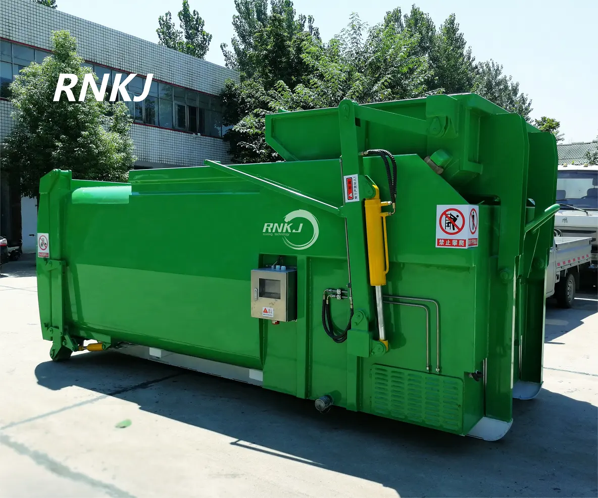 RNKJ 6m3 Mobile Automatic Garbage Compactor for Apartment Garbage Compactor Bin