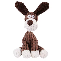 Jouets à mâcher résistants aux morsures d'approvisionnement direct pour chiens mousse plastique silicone TPR avec son noyau de maïs jouets à mâcher pour animaux de compagnie