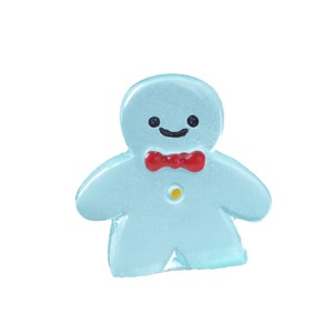 Nuevo lindo luminoso mini hombre de pan de jengibre micro paisaje adornos de nieve DIY accesorios de Navidad juguetes al por mayor bolsas ciegas - Product Image 5