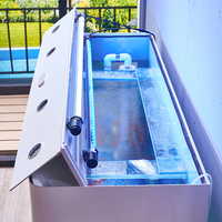 Aquarium de poissons personnalisé, bassin de poissons en acrylique, grand, 200 gallons, à usage domestique, vente directe depuis l'usine