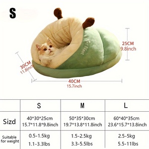 Bequemes und atmungsaktives Haustier bett Warme, verdickte Katzen schlaf kissen matte - Product Image 5