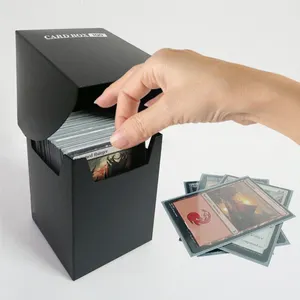 Бумажная доска, коробка с индивидуальным цветом для 100 + игровых карт с рукавами