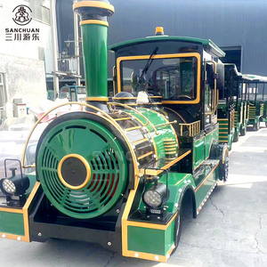 Prix d'usine Train sans rail à 27 places Fabricant <span class=keywords><strong>de</strong></span> <span class=keywords><strong>tramway</strong></span> sans rail pour l'extérieur Train touristique touristique électrique - Product Image 5