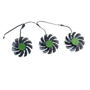 Kankeirr pour Gigabyte AMD Radeon <span class=keywords><strong>R9</strong></span> <span class=keywords><strong>270X</strong></span> 280X 290X WINDFORCE 3X ventilateur de carte graphique 75MM 3PIN T128010SM PLD08010S12H - Product Image 4