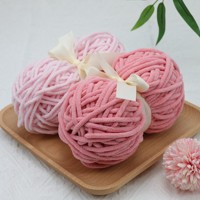 Factory Outlet Newest Fancy Knitting Yarn 100% Polyester Chenille Yarn With Metallic and 1.18MM Silver Sequin Yarn