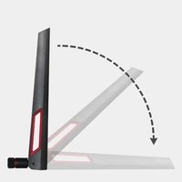 Antena de Goma Amplificadora de Señal WIFI 8dBi 2.4Ghz 5Ghz 5.8Ghz, Antena Universal de Doble Banda para Router WLAN, Tarjeta de Red Inalámbrica