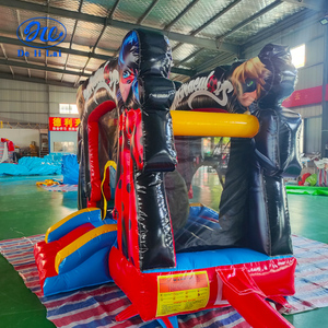 Tùy chỉnh xuyên biên giới Châu Âu và Mỹ hồ bơi nước <span class=keywords><strong>inflatable</strong></span>, cây dừa trượt, tấm bạt lò xo - Product Image 4