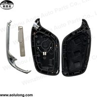 Carcasa de Repuesto de Alta Calidad para Llaves de Coche de 3 Botones, Carcasa Inteligente para Llaves de Vehículo MG