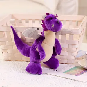 Juguete suave personalizado al por mayor dragón peluche creativo dinosaurio volador peluche para niños regalo de Navidad