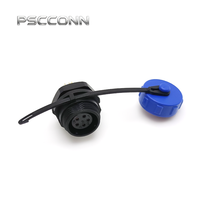 Connecteurs d'aviation étanches IP68 PSCCONN SP13, fiche et prise 5 broches compatibles Weipu pour petits équipements extérieurs