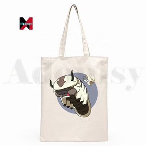 Avatar cuối cùng airbender aang và appa phim hoạt hình đồ họa Hipster phim hoạt hình in Túi mua sắm cô gái thời trang giản dị gói Túi xách tay - Product Image 5