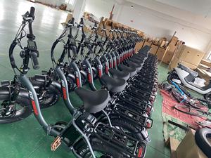 48V500W/ 750W 20 inç yağ katlanır kuğu çerçeve kar e-bisiklet katlanabilir Off-road elektrikli plaj bisiklet yetişkinler için - Product Image 6