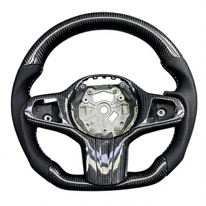 Volant <span class=keywords><strong>sport</strong></span> en fibre de carbone <span class=keywords><strong>noir</strong></span> brillant à 3 branches pour BM/W G20 G30 G22 G42 G80 G82 M340i M440i 2019-2024 - Product Image 3